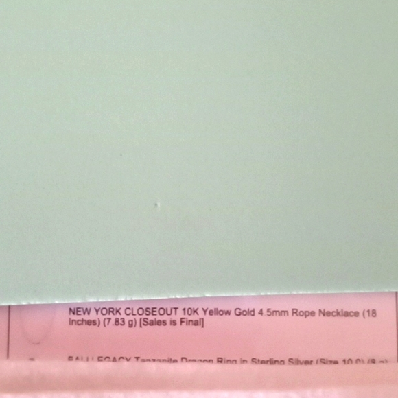 **SOLD SOLD** 10k YELLOW GOLD ROPE NECKLACE - Picture 8 of 8